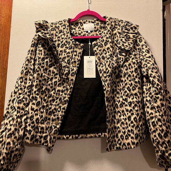Asos Vila cheetah print coat - Picture 1 of 2